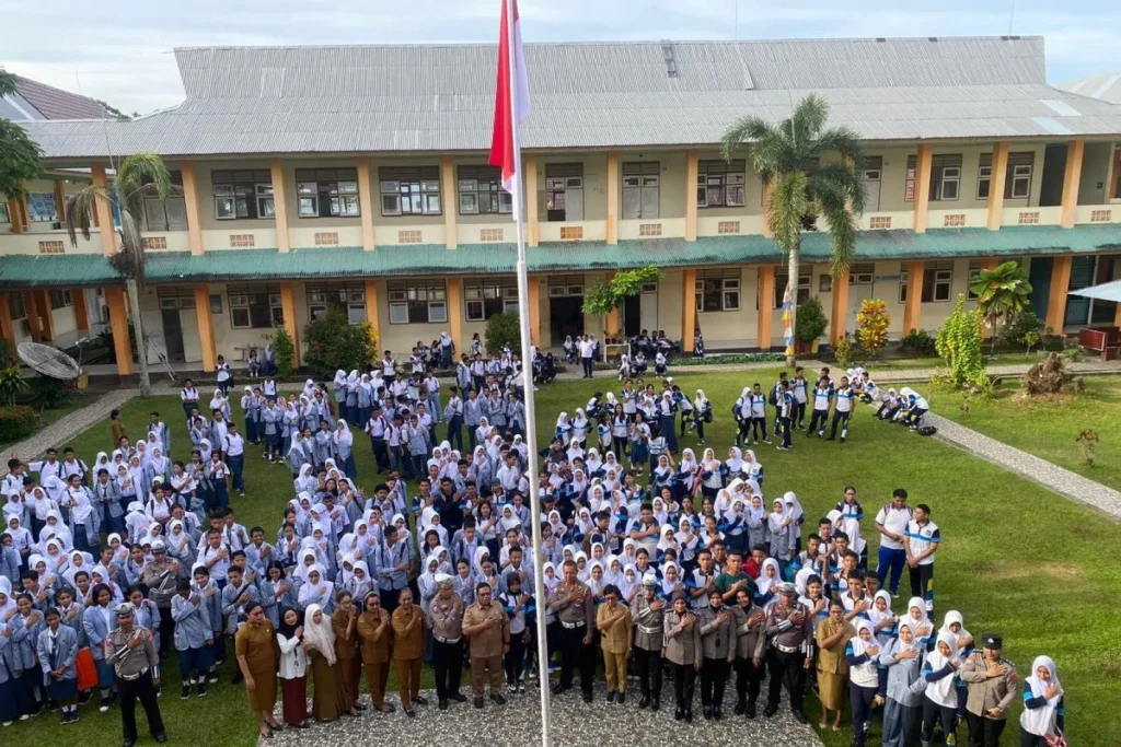 Polda Maluku Sosialisasi Pencegahan Tawuran di SMK 2 Ambon