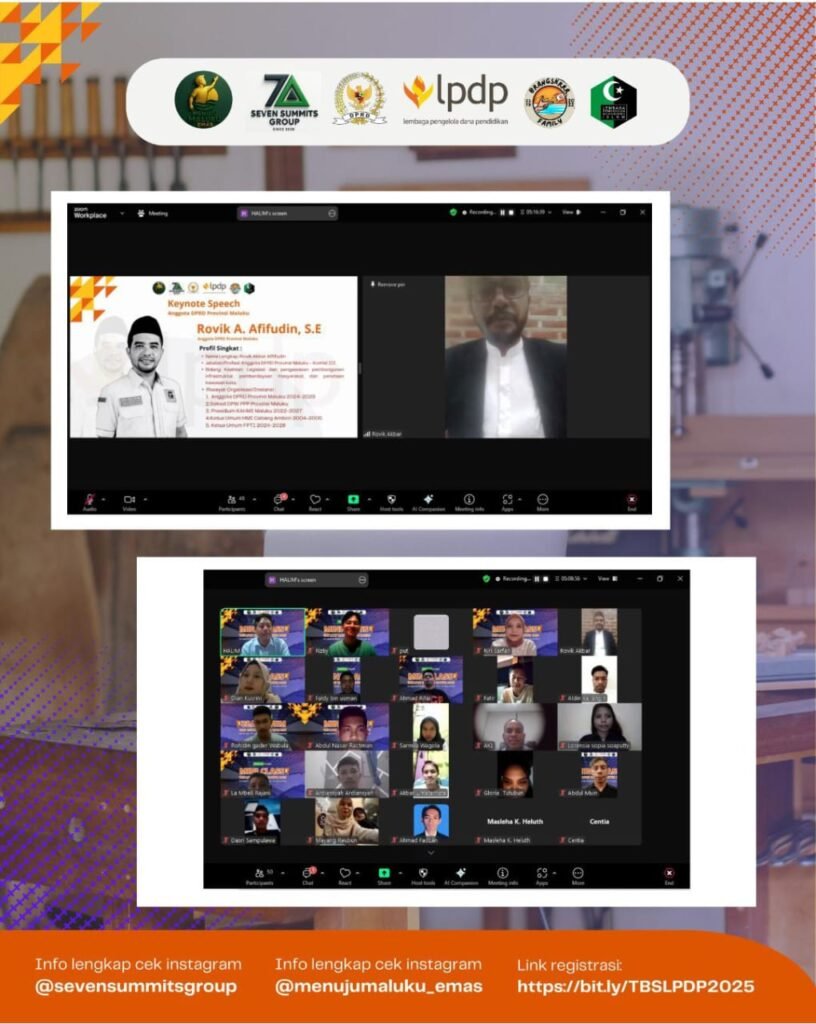 Dari Maluku untuk Indonesia: Webinar Strategi Sukses TBS LPDP Digelar dengan Semangat Kolaborasi