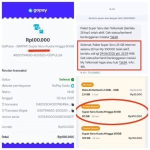 Awas Tertipu Beli Kuota Telkomsel di GoPay
