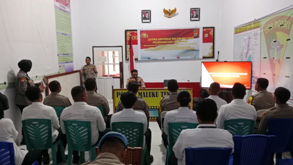Perangi Penyakit Masyarakat, Polres Malra Gelar Operasi Pekat Salawaku 2025