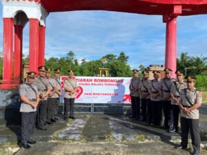 Polres Malra Gelar Ziarah dan Donor Darah
