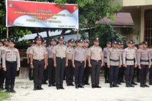 19 Personel Polres Malra Naik Pangkat