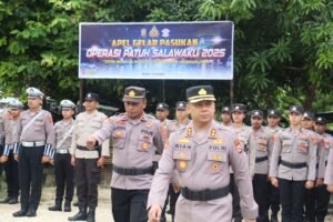 Polres Malra Gelar Apel Pasukan Operasi Patuh