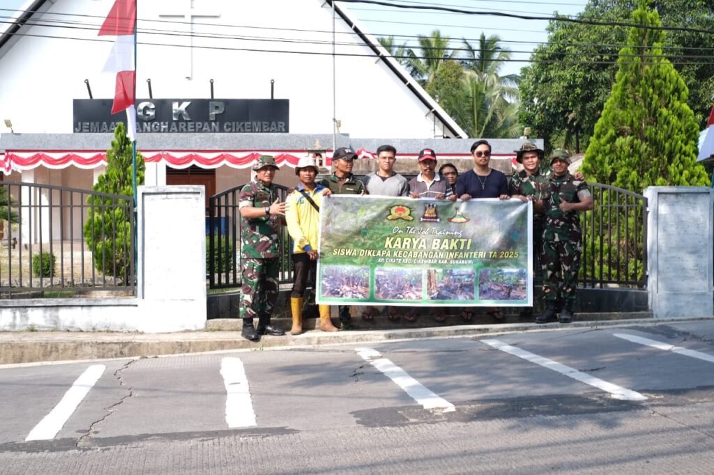 Siswa Diklapa Cabif TA 2025 Gelar Bakti Masyarakat