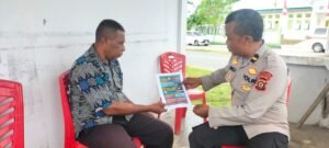Polres Malra Latih Warga Laporkan Gangguan Kamtibmas Via 110
