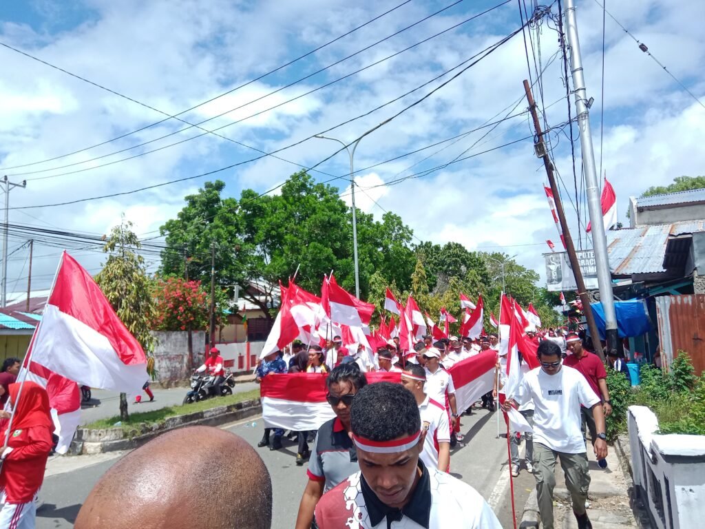 Kirab Merah Putih, Bupati Malra: Toleransi Kunci Jaga Persatuan