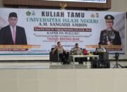 Hadirkan Kapolda Maluku, UIN Ambon Gelar Kuliah Tamu