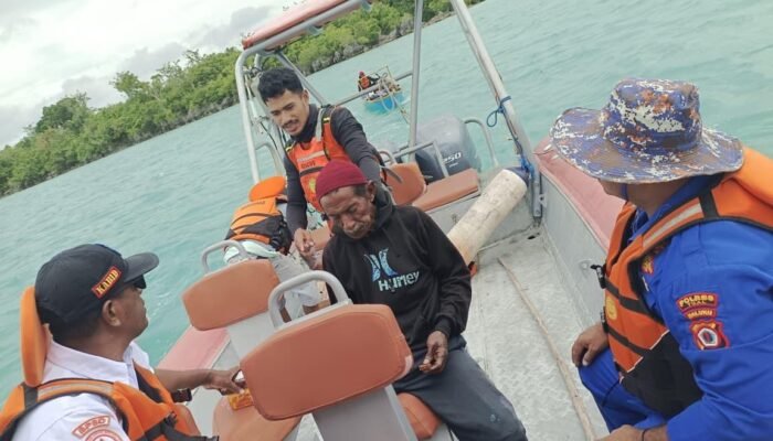 Sempat Hilang Kontak, Nelayan asal Tual Ditemukan Selamat oleh Tim SAR